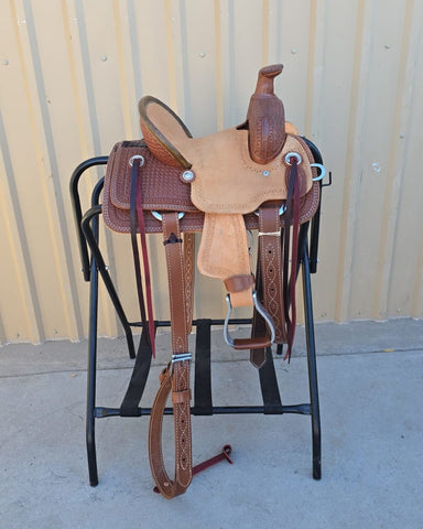 #1197 10" Corriente Youth Association Buckaroo Saddle