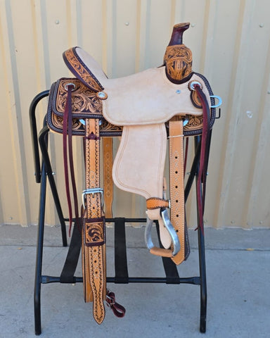 #1198 12" Corriente Youth Buckaroo Association Saddle