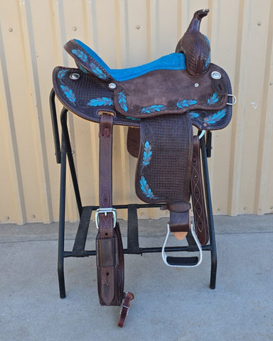 #1263 16" Corriente Barrel Saddle