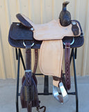 #931 15.5"Corriente Team Roping Saddle