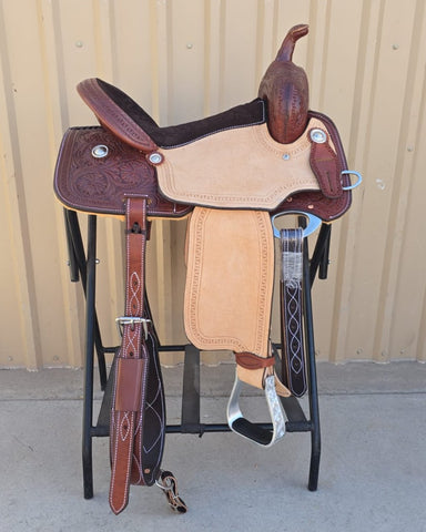 #1186 15" Corriente Barrel Saddle