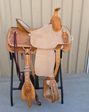 #1189 15" Corriente Team Roping Saddle