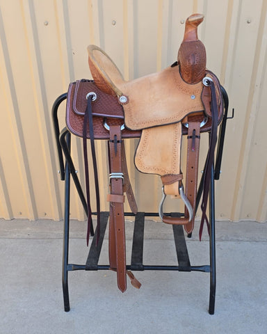 #1290 12" Corriente Youth Association Buckaroo Saddle