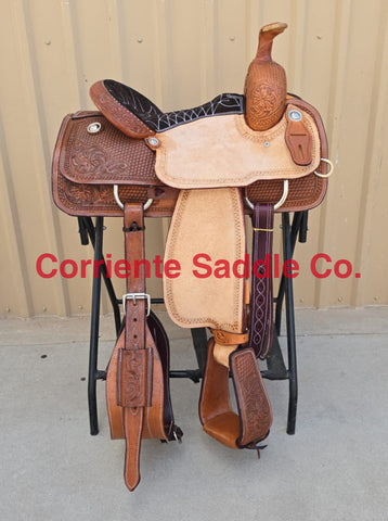 CSR 117A Corriente Team Roping Saddle