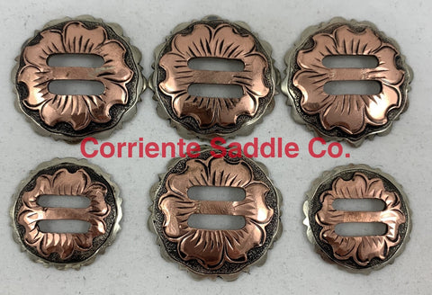 CBCONCH 137 Flower Slotted Conchos